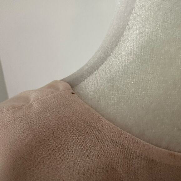 Etcetera light pink fringe sleeveless top size 4 - Picture 14 of 14